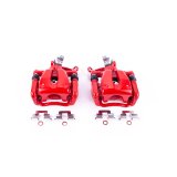 Power Stop Z23 Evolution Sport Brake Upgrade Kits with Calipers KC8915 Disc Kits, Calipers, Cross-drilled/Slotted Surface Rotors, Red Calipers, Front and Rear, Mini, Kit thumbnail 7
