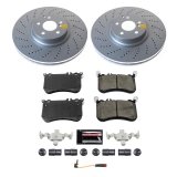 PowerStop Z23 Evolution Sport GEOMET Coated Brake Kits for 2012-2014 E550 - CRK9031 Rotor and Pad Combos, Coated, Solid Surface Rotors, Carbon Fiber Ceramic Pads, Front, Mercedes-Benz, Kit thumbnail 4