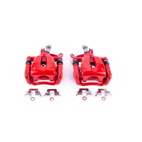 PowerStop Performance Powdercoated Brake Calipers for 2007-2015 COOPER - S3318 Calipers, Performance, 1.340 in. Piston Diameter, Aluminum, Red Powdercoated, Mini, Pair thumbnail 5