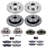 Power Stop Z17 Evolution Plus Stock Replacement Brake Kits with Calipers KCOE2166A Disc Kit, Replacement, Front and Rear, Solid Surface, Dodge, Kit thumbnail 2