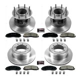PowerStop Z17 Evolution Plus Stock Replacement Brake Kits for 2013-2016 F-350 SUPER DUTY - KOE6822 Rotor and Pad Combos, Autospecialty Kits, Front and Rear, Solid Surface Rotors, Ceramic Pads, Z16, Ford, Kit thumbnail 7
