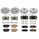PowerStop Z17 Evolution Plus Stock Replacement Brake Kits with Calipers for 2006-2007 MURANO - KCOE119 Disc Kits, Autospecialty Calipers, Front and Rear, Solid Surface Rotors, 1-piston Calipers, Nissan, Kit thumbnail 2