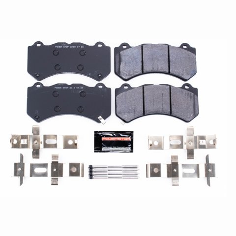 PowerStop Track Day Brake Kits for 2021-2024 DURANGO, 2021 GRAND CHEROKEE - TDBK8838 Rotor and Pad Combos, Day, Solid Surface Rotors, Carbon Fiber Metallic Pads, Front, Dodge, Jeep, Kit thumbnail 5
