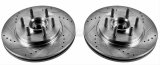 PowerStop Evolution Drilled and Slotted Rotors for 2004-2008 F-150, 2006-2008 MARK LT - AR-8594XPR Brake Rotors, Cross-Drilled/Slotted, Iron, Natural, Front, Ford, Pair thumbnail 4