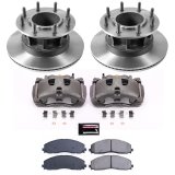 PowerStop Z17 Evolution Plus Stock Replacement Brake Kits with Calipers for 2013-2016 F-350 SUPER DUTY - KCOE6823 Disc Kit, Replacement, Remanufactured, Front, Solid Surface Rotors, 2-piston Calipers, Pads, Ford, Kit thumbnail 2