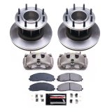PowerStop Z17 Evolution Plus Stock Replacement Brake Kits with Calipers for 2017-2022 F-350 SUPER DUTY - KCOE7669 Disc Kit, Replacement, Remanufactured, Front, Solid Surface Rotors, 2-piston Calipers, Pads, Ford, Kit thumbnail 2