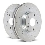 Power Stop Z36 Truck and Tow Brake Upgrade Kits K1782-36 Rotors/Pads, Drilled/Slotted, Iron, Zinc Dichromate Plated, Front/Rear, Ford, Kit thumbnail 5