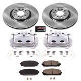 PowerStop Z17 Evolution Plus Stock Replacement Brake Kits with Calipers for 2016-2023 CHEROKEE - KCOE7414 Disc Kit, Replacement, Front, Solid Surface, Jeep, Kit thumbnail 2