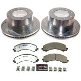 PowerStop Z36 Truck and Tow Brake Upgrade Kits for 2021-2023 EXPRESS 3500, SAVANA 3500 - K9183-36 & Kit thumbnail 4