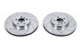 PowerStop Z23 Evolution Sport Brake Upgrade Kits for 2019 X6 - K8442 Rotors/Pads, Sport, Carbon Fiber Ceramic Pads, Iron Rotors, Zinc Plated, Cross-Drilled/Slotted, Front and Rear, BMW, Set thumbnail 2