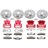 PowerStop Z26 Street Warrior Brake Upgrade Kits with Calipers for 1997-2004 CORVETTE - KC1560-26 Pads, Calipers, Drilled/Slotted Rotors, Front and Rear, Chevy, Kit thumbnail 8