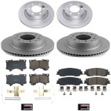 PowerStop Z17 Evolution Plus GEOMET Coated Brake Kits CRK8946 COATED BRAKE KIT, Toyota Sequoia 2023-2024, Toyota Tundra 2022-2024, Front and Rear thumbnail 1