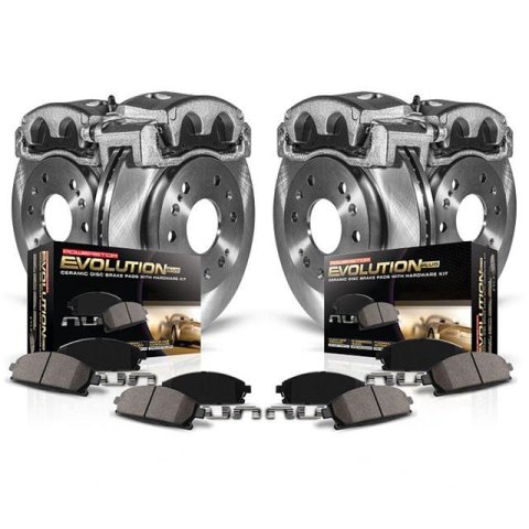 PowerStop Z17 Evolution Plus Stock Replacement Brake Kits with Calipers for 2018-2020 REGAL TOURX - KCOE7557 AUTOSPECIALTY KIT W/CALS, Buick Regal TourX 2018-2020, Front and Rear thumbnail 5