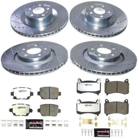 PowerStop Z26 Street Warrior Brake Upgrade Kits K9255-26 STREET BRAKE KIT, Tesla Y 2020-2024, Front and Rear thumbnail 6