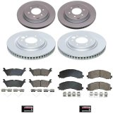 PowerStop Z17 Evolution Plus GEOMET Coated Brake Kits CRK9267 COATED BRAKE KIT, Ford F-150 Lightning 2022-2023, Front and Rear thumbnail 1