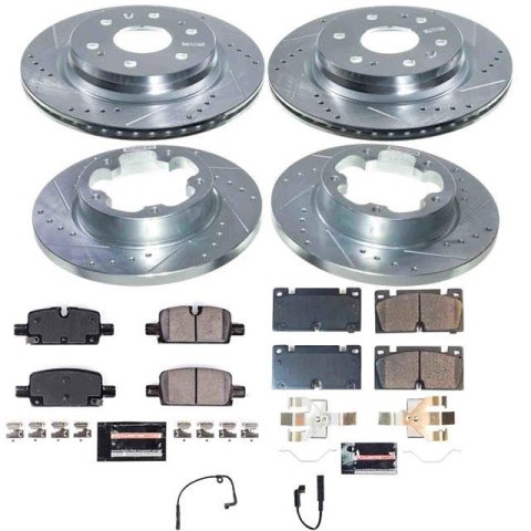 PowerStop Z23 Evolution Sport Brake Upgrade Kits for 2023-2024 CANYON, COLORADO - K9223 EVOLUTION BRAKE KIT, Chevrolet Colorado 2023-2024, GMC Canyon 2023-2024, Front and Rear thumbnail 8