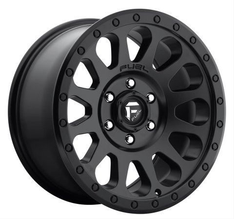 Fuel Off-Road Vector D579 Series Matte Black Wheels 18x9 Wheel, D579, Aluminum, Black, 18 in. x 9.0 in., 5 x 150mm Bolt Circle, 5.750 in. Backspace, Each thumbnail 1