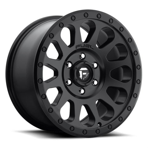 Fuel Off-Road Vector D579 Series Matte Black Wheels 17x9 Wheel, Vector, 17 x 9, Aluminum, 6 x 135mm Bolt Pattern, -12mm Offset, 4.530 in. Backspace, Each