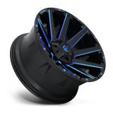 Fuel Off-Road Contra D644 Gloss Black Wheels with Candy Blue Accents 20x9 Wheel, D644, 20 x 9, Aluminum, Black, Accent, 6 x 135mm Bolt Pattern, +20mm Offset, 5.790 in. Backspace, Each thumbnail 3