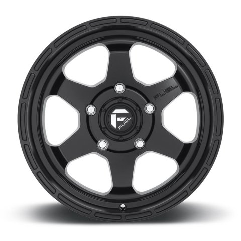 Fuel Off-Road Shok D664 Matte Black Wheels 20x9 Wheel, D664, 20 x 9, Aluminum, Black, 6 x 139.7mm Bolt Pattern, +1mm Offset, 5.040 in. Backspace, Each thumbnail 2