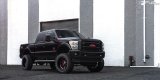 Fuel Off-Road Stroke D612 Series Gloss Black Wheels with Candy Red Accents 20x9 Wheels, Stroke, 6x1356x5.5 QL 5.00 01 106.3, QL -Gloss RED thumbnail 2