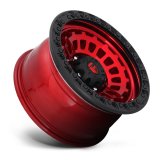 Fuel Off-Road Zephyr D632 Candy Red Wheels with Black Ring 17x9 Wheel, Zephyr, 17 x 9, Red, Ring, 5 x 127mm Bolt Pattern, -12mm Offset, 4.530 in. Backspace, Each thumbnail 3