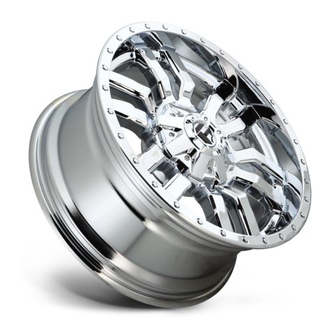 Fuel Off-Road Sledge D631 Series Chrome Wheels 20x9 Wheel, Sledge, 20 x 9, Chrome, 5 x 139.7mm/150mm Bolt Pattern, +1mm Offset, 5.040 in. Backspace, Each thumbnail 2