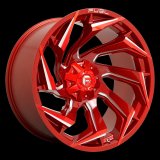 Fuel Off-Road Reaction D754 Candy Red Wheels with Milled Accents 15x8 WHEEL, 15X8 5X5.5 GL-RED-MIL -12MM thumbnail 1