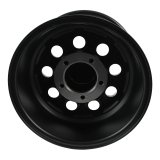 Fuel Off-Road Revolver D525 Series Matte Black with Milled Accents Wheels 15x10 Wheel, D525, Aluminum, Black, 15 in. x 10.0 in, 5 x 5.50 in. Bolt Circle, 3.75 in. Backspace thumbnail 5