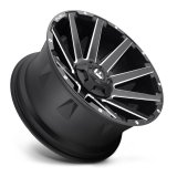 Fuel Off-Road Contra D616 Series Matte Black Wheels with Milled Accents 20x9 Wheel, Contra, 20 x 9, Black, Accents, 8 x 180mm Bolt Pattern, +1mm Offset, 5.040 in. Backspace, Each thumbnail 3