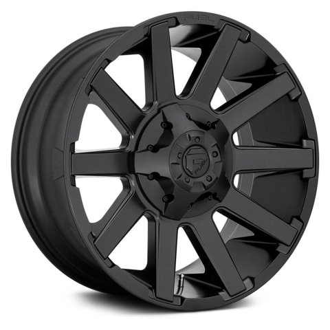 Fuel Off-Road Contra D437 Matte Black Wheels 20x9 Wheels, D437, Aluminum, Finish, 20 in. x 9 in., 6 x 135mm/139.70mm/5.5 in. Bolt Circle, 5.75 in. Backspace, Each