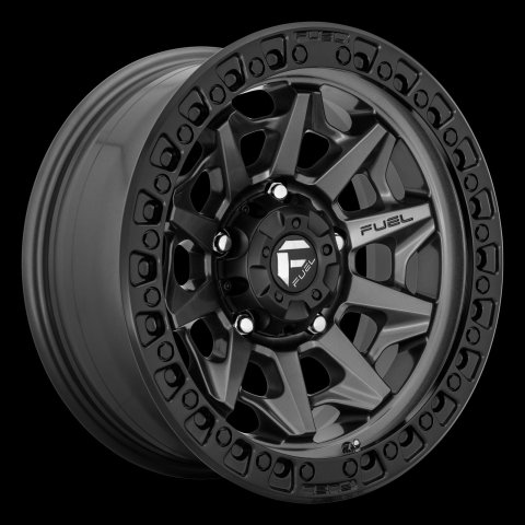 Fuel Off-Road Covert D716 Matte Gunmetal Wheels with Black Ring 16x8 WHEEL, 16X8 5X5.5 MT-GNMTL-BBR -10MM
