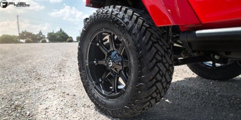 Fuel Off-Road Coupler D575 Series Gloss Black Wheels 20x9 Wheels, Coupler, 6x135 6x5.5 BL 5.75/20 106.4, BL -Gloss BLK thumbnail 5