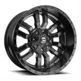 Fuel Off-Road Sledge D596 Series Matte Black Wheels with Gloss Lip 20x9 Wheels, Sledge, 5x5.55x150 BD 5.00 01 110.3, BD -Matte BLK thumbnail 1