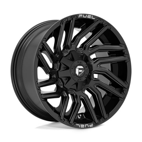 Fuel Off-Road Typhoon D776 Gloss Black Wheels 22x10 Wheels, D776, 22x10, Aluminum, 1-Pc., Black, Gloss, 6 x 132mm/6 x 139.7mm/6 x 5.5 Bolt Pattern, -18mm Offset, Conical Lug, 2,500 lbs., Each thumbnail 2