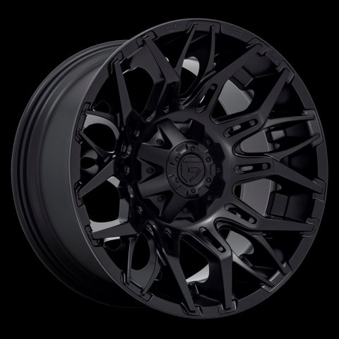 Fuel Off-Road Twitch D772 Matte Black Wheels 20x9 WHEEL, 20X9 6X4.5/5.5 BLK-OUT 01MM