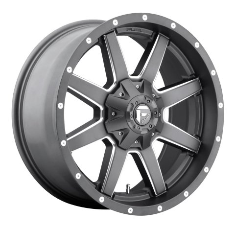 Fuel Off-Road Maverick D542 Series Anthracite Gray Wheels with Milled Accents 20x9 Wheels, Maverick, 5x5.5 5x150 GD 5.00/01 110.3, GD -Matte GUN