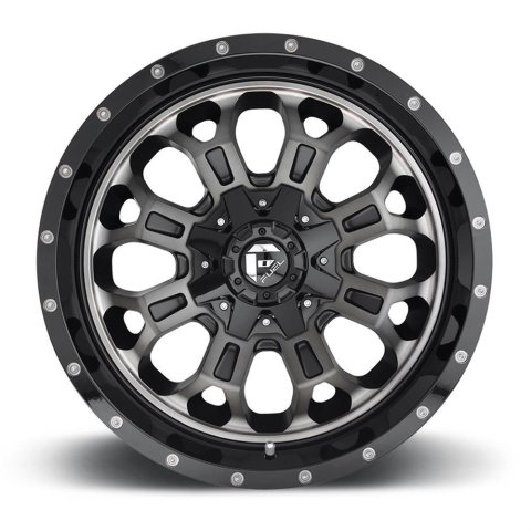 Fuel Off-Road Crush D561 Machined Wheels 22x12 Wheel, Crush, 22 x 12, Aluminum, Machined, 5 x 114.3mm Bolt Pattern, -44mm Offset, 4.770 in. Backspace, Each