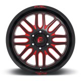 Fuel Off-Road Ignite D663 Gloss Black Wheels with Candy Red Accents 20x10 Wheel, D663, 20 x 10, Aluminum, Black, Accent, 5 x 127mm Bolt Pattern, -18mm Offset, 4.790 in. Backspace, Each thumbnail 1