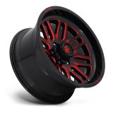 Fuel Off-Road Ignite D663 Gloss Black Wheels with Candy Red Accents 20x10 Wheel, D663, 20 x 10, Aluminum, Black, Accent, 5 x 127mm Bolt Pattern, -18mm Offset, 4.790 in. Backspace, Each thumbnail 3