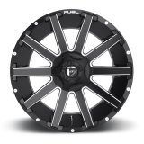 Fuel Off-Road Contra D616 Series Matte Black Wheels with Milled Accents 20x9 Wheel, Contra, 20 x 9, Black, Accents, 5 x 127mm Bolt Pattern, +20mm Offset, 5.790 in. Backspace, Each thumbnail 2