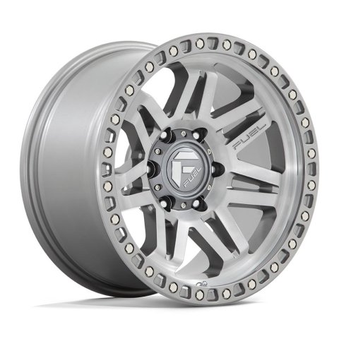 Fuel Off-Road Syndicate D812 Platinum Wheels 17x9 Wheels, D812, Aluminum, Finish, 17 in. x 9 in., 5 x 127mm/5 in. Bolt Circle, 4.53 in. Backspace, Each thumbnail 1