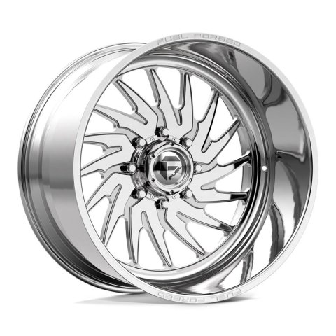 Fuel Off-Road Shank FF110 Polished Wheels 22x14 Wheels, FF110, 22 x 14, Aluminum, Finish, 6 x 135mm Bolt Pattern, -72mm Offset, 4.67 in. Backspace, Right Side, Each