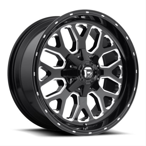 Fuel Off-Road Titan D588 Series Gloss Black Wheels with Milled Accents 20x10 20 X 10 WHEEL