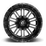Fuel Off-Road Hardline D620 Series Gloss Black Wheels with Milled Accents 20x9 Wheels, Accents, 20 in. x 9.00 in., Aluminum, 8 x 170mm Bolt Circle, 5.00 in. Backspacing, Each thumbnail 2