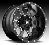Fuel Off-Road Maverick D538 Series Matte Black with Milled Accents Wheels 24x12 Wheels, Maverick, 6x1356x5.5 NBD4.75 -44 106.3, NBD-Matte BLK MIL thumbnail 1