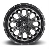Fuel Off-Road Crush D561 Gloss Black Wheels with Dark Tint Machined Face 18x9 Wheels, Crush, 8x180 MBD5.00 01 124.3, MBD-Matte BLK MACH thumbnail 1