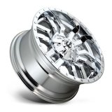 Fuel Off-Road Sledge D631 Series Chrome Wheels 20x10 Wheel, Sledge, 20 x 10, Chrome, 8 x 165.1mm Bolt Pattern, -18mm Offset, 4.790 in. Backspace, Each thumbnail 2