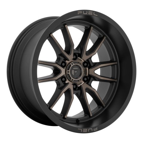 Fuel Off-Road Clash 6 D762 Matte Black with Dark Tint Wheels 20x9 20X9 8X6.5 MT-BLK-DDT 20MM