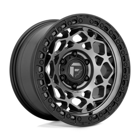 Fuel Off-Road Unit D784 Matte Anthracite with Black Ring Wheels 17x9 WHEEL, 17X9 5X5.0 GMTL M-BLK-RING 01MM